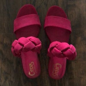 Sam Edelman Circus Pink Braided Flats sz 8.5